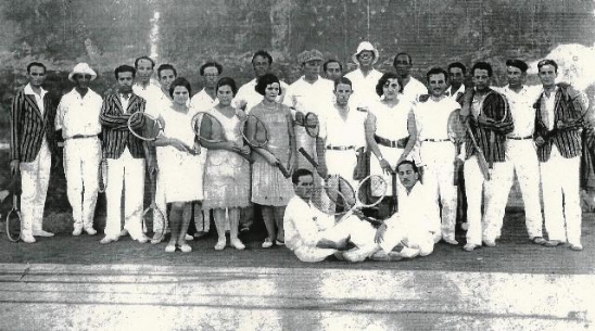 1930-1932 - Primeiros tenistas de Catanduva.